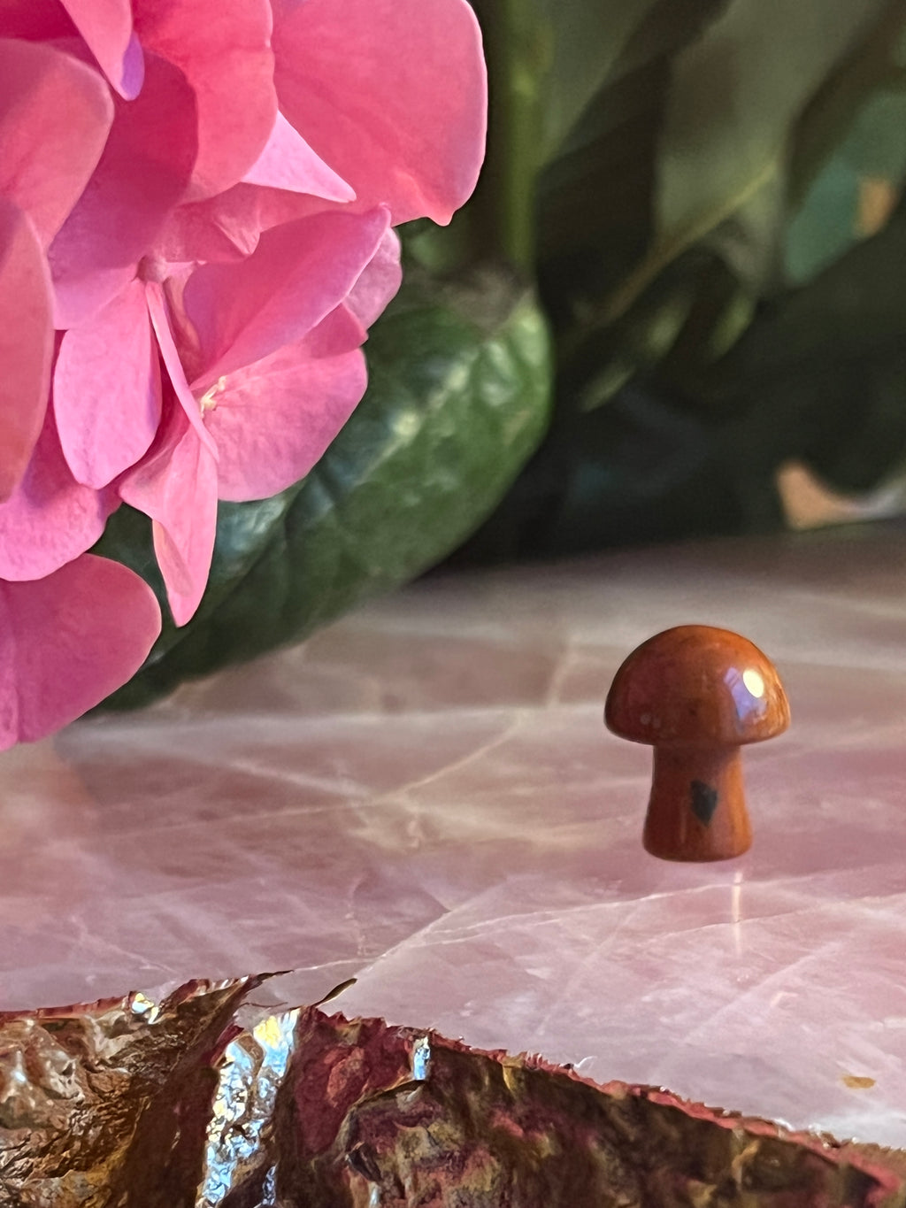 Red Jasper Crystal Healing Mushroom