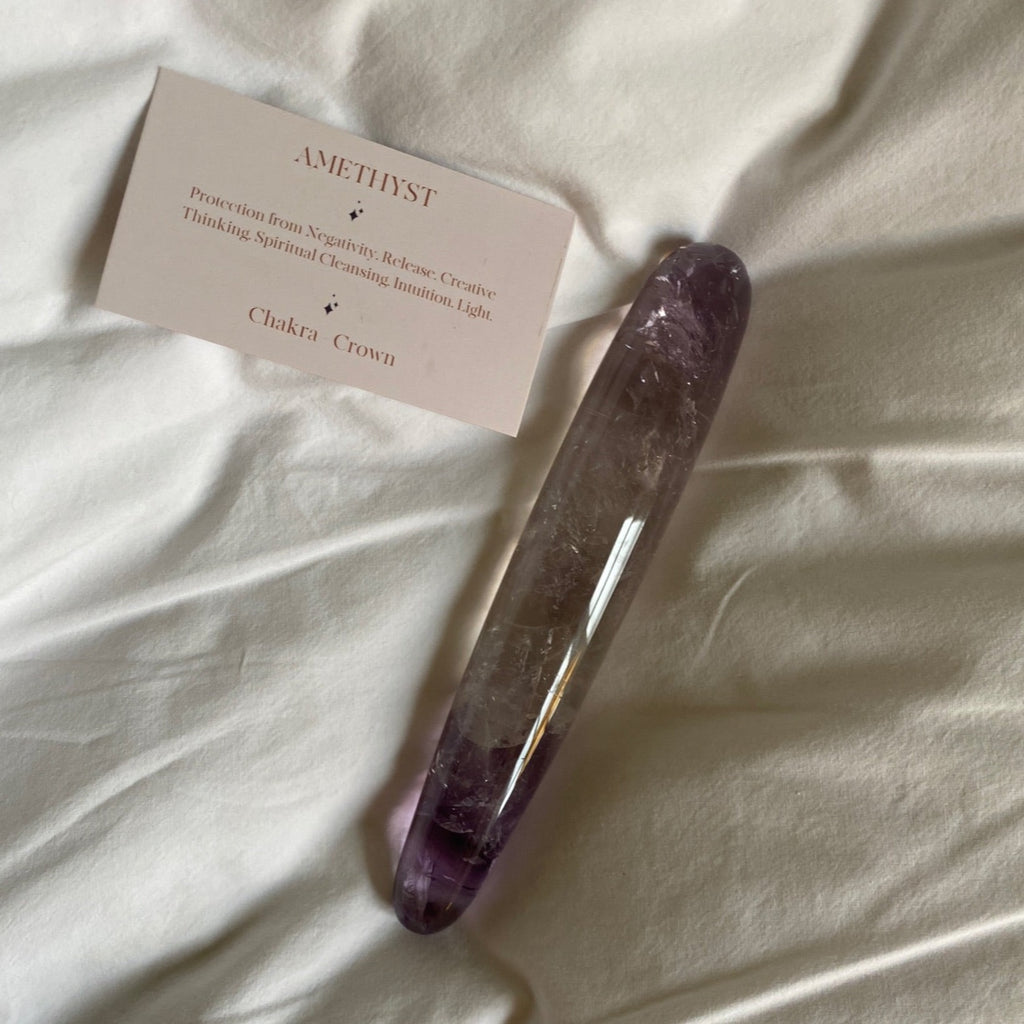 Yoni Pleasure Wand - Amethyst Crystal Edition